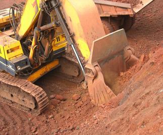 Iron ore excavation process at Meghahatuburu iron Ore Mine--5