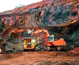 Iron ore mining at Kiriburu Iron Ore Mine-6