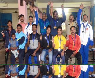 Power Lifting team of RSP bagged 9 gold